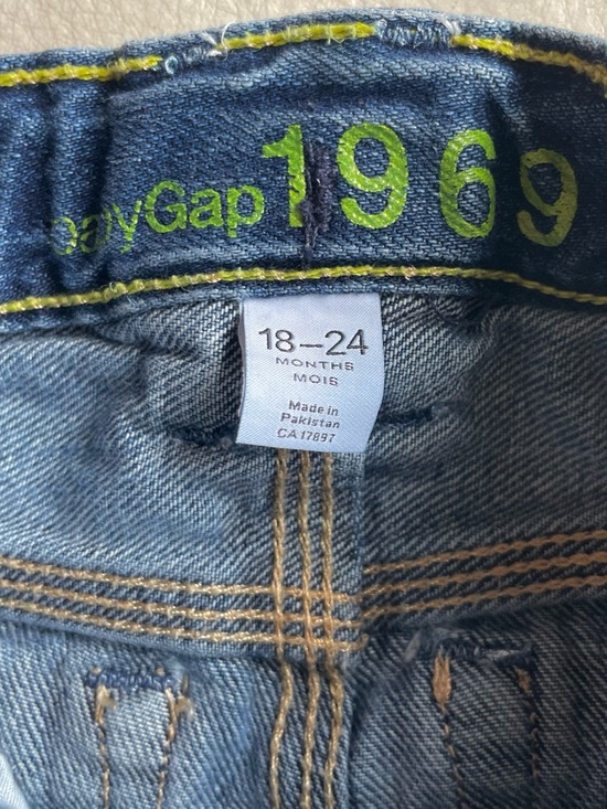 Gap Straight Like New Toddler Jeans, Indigo Wash, Front & Back Pockets - Picture 8 of 13